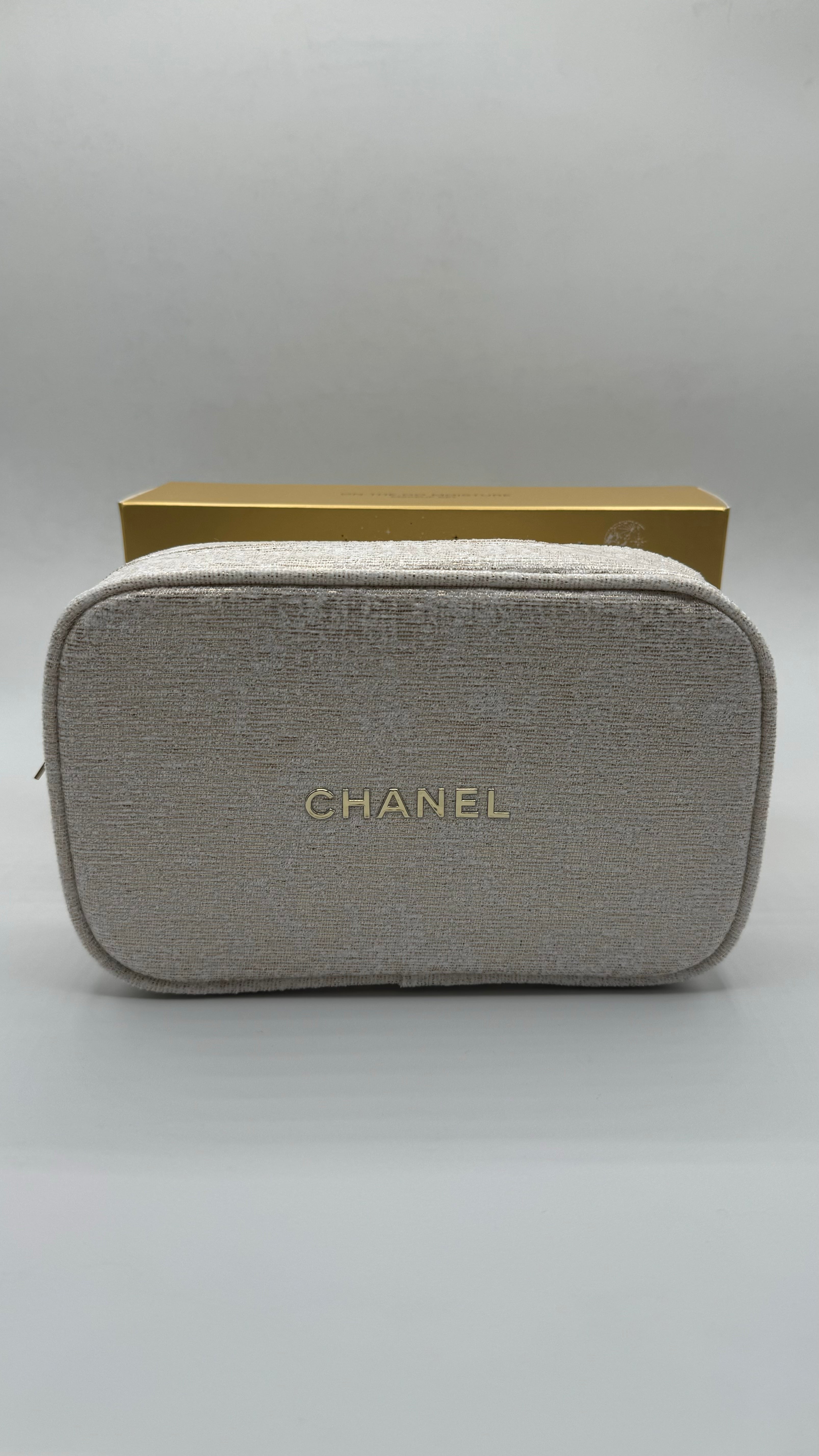 RESALE CHANEL MYSTERY MAKEUP BAG W/GOODIES INSIDE!