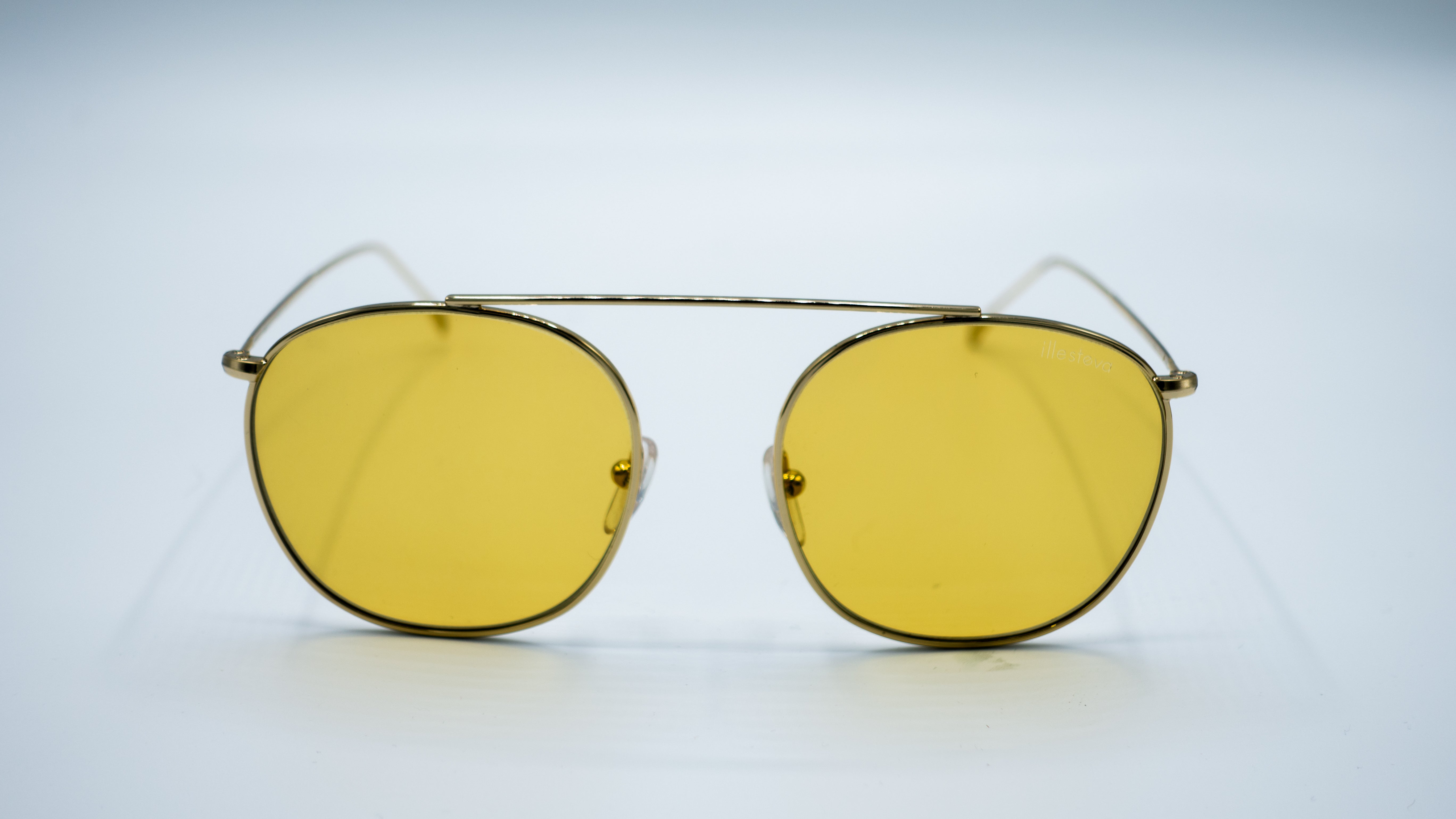 Vintage Illesteva Yellow Sunglasses