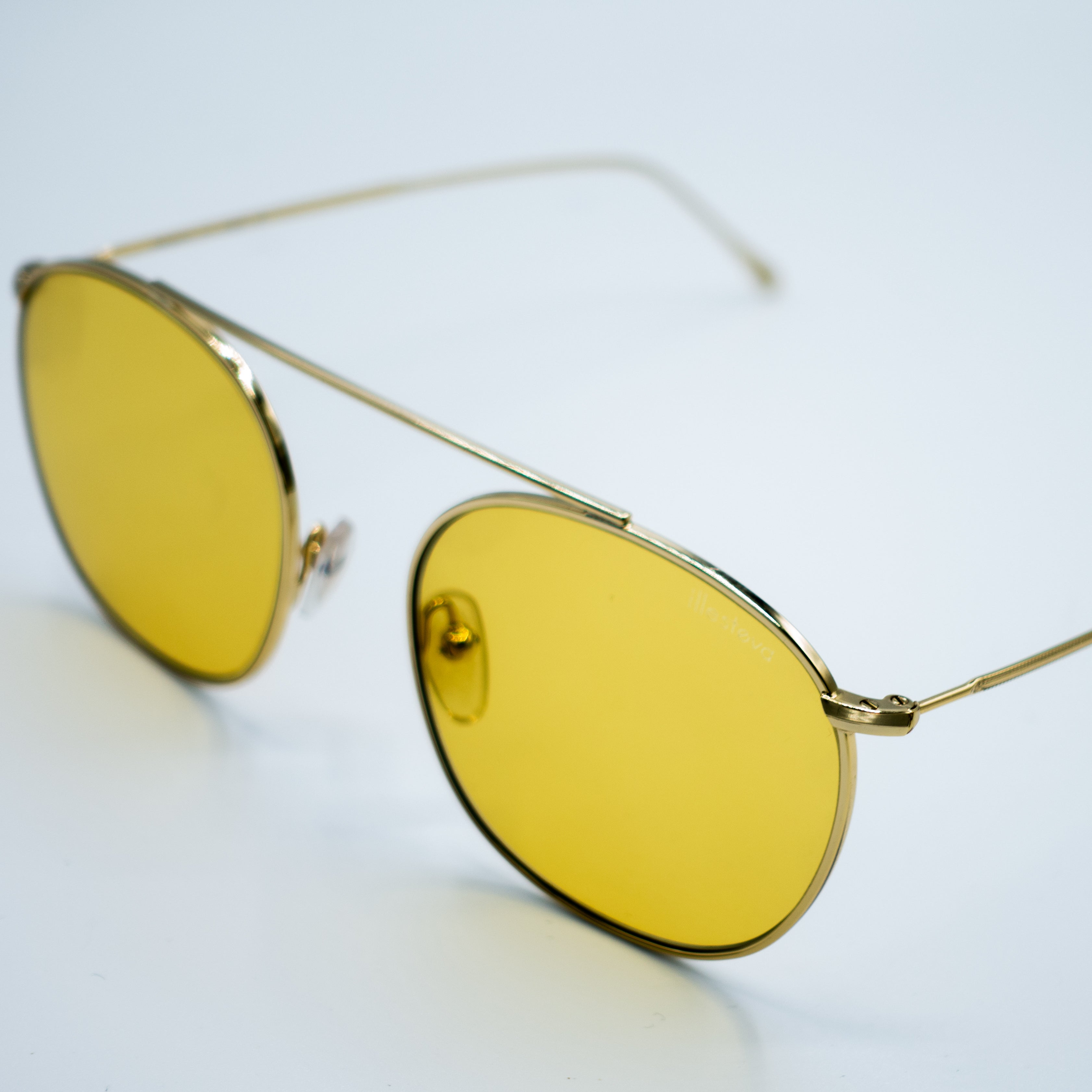 Vintage Illesteva Yellow Sunglasses