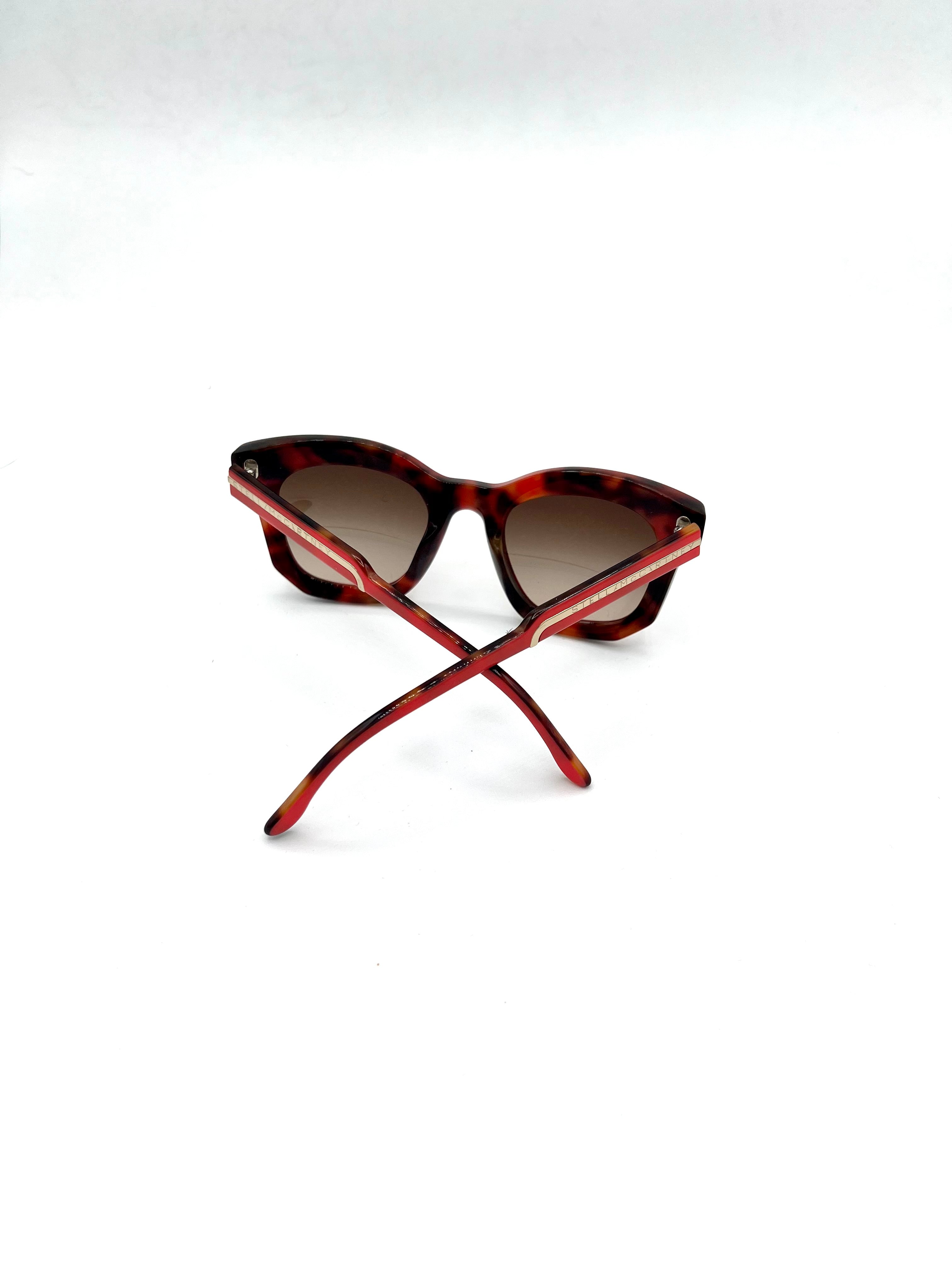 Vintage Stella McCartney Cat Eye Red Sunglasses