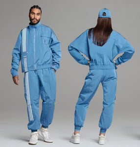 Resale adidas Ivy Park Nylon Track Jacket (All Gender) Light Blue Size: XXS