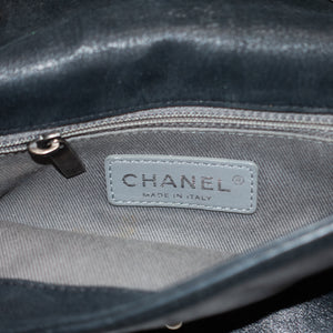 Vintage Chanel Suede Leather Shoulder Bag
