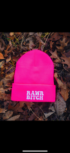 HOT PINK RAWR BITCH BEANIE