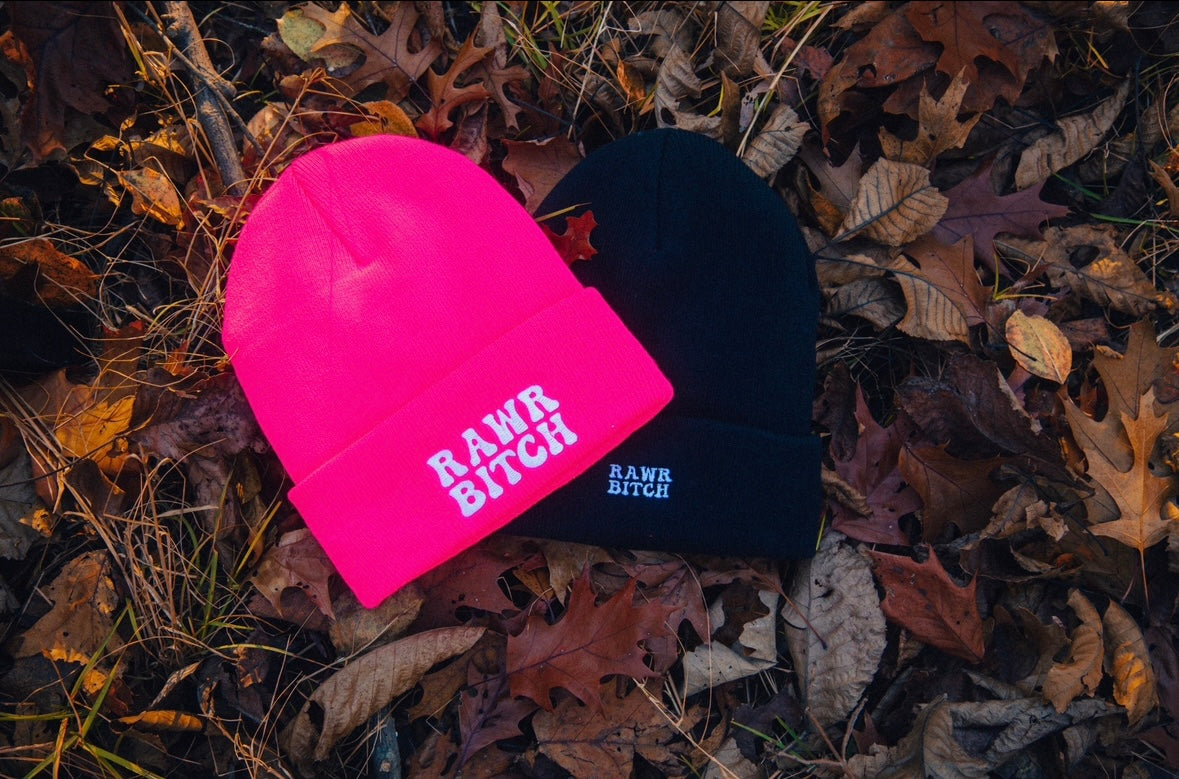 HOT PINK RAWR BITCH BEANIE