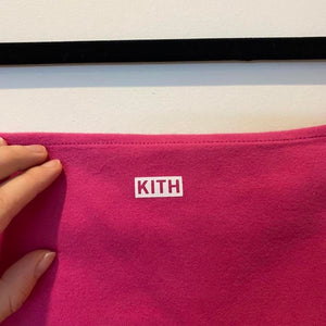 Pre-Loved Kith Square Neckline Sleeveless Crop Top Hot Pink Size: XSmall